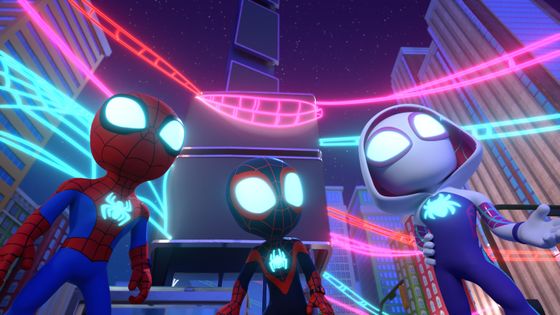 PETER PARKER, MILES MORALES, GWEN STACY
