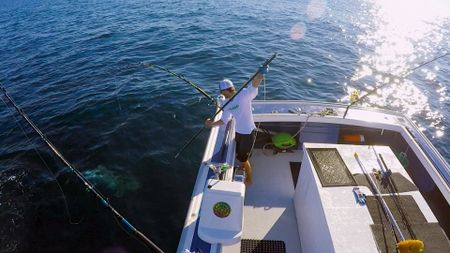 Gloucester, MA -  Captain Tyler McLaughlin aboard the Pinwheel. (PFTV)