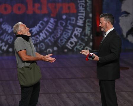 JON STEWART, JIMMY KIMMEL
