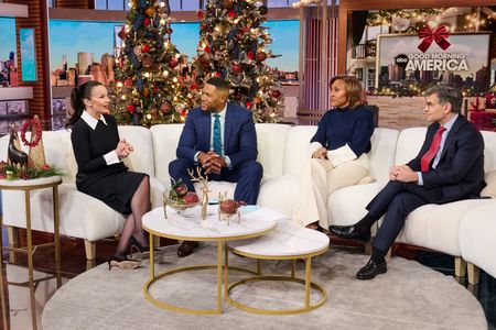 FRAN DRESCHER, MICHAEL STRAHAN, ROBIN ROBERTS, GEORGE STEPHANOPOULOS