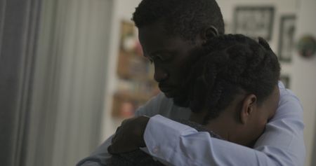 Bobi and Barbie hugging.  (mandatory credit: Southern Films)