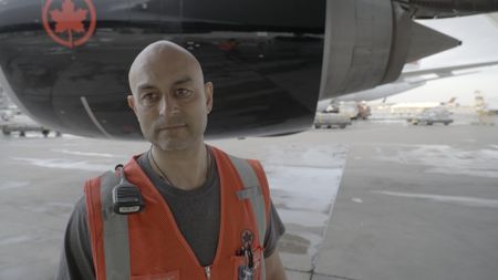 Shakhar Lail, Lead Station Attendant at Air Canada. (Arrow International Media Ltd & Cantina Media)