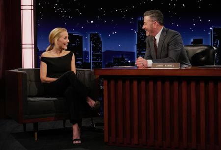 GILLIAN ANDERSON, JIMMY KIMMEL