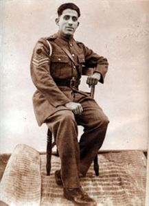 Corporal Chaudry Wali Mohammad was a member of Force K6, an Indian Regiment of mule handlers in WW2. Amidst the chaos of Dunkirk and the advancing German Army, one little-known Indian Regiment fights for victory and independence. (Family of Chaudry Wali Mohammed/Mohammad Zubair)