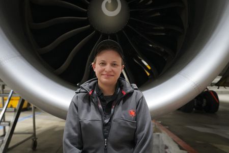 Lydia Brasil, Aircraft Maintenance Engineer,  Air Canada. (Arrow International Media Ltd & Cantina Media)