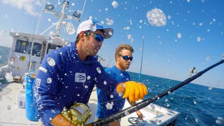 Gloucester, MA - First Mate Sandro Maniaci and Deckhand Geordie Sousa aboard the FV-Tuna.Com. (PFTV)
