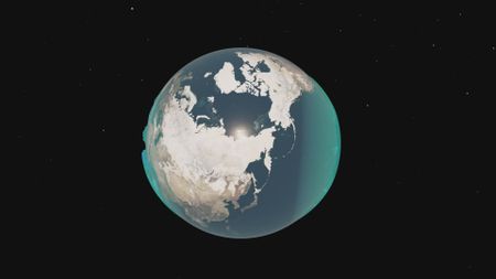 A GFX image of Earth and how the tides are impacted depending on the moon cycle. (National Geographic)