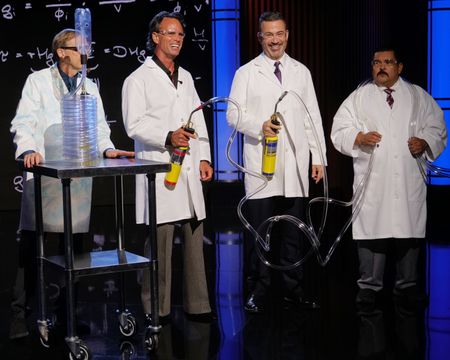 “SCIENCE BOB” PFLUGFELDER, WALTON GOGGINS, JIMMY KIMMEL, GUILLERMO RODRIGUEZ