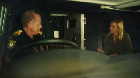 Mariana van Zeller speaks with Dolf about different situations he has been in as a cash-in-transit driver in Johannesburg, South Africa.   (National Geographic)