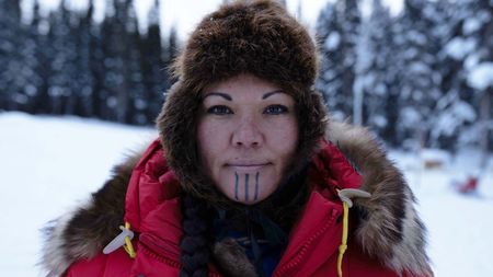 Jody Potts-Joseph hunts caribou and sets marten traps. (National Geographic/Ashton Hurlburt)