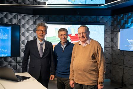 Jeom Kee Paik, Simon Benson and Stephen Payne. (National Geographic/Gary Moyes)