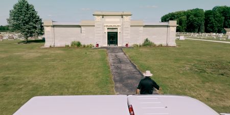 In 2014, Coroner Scott McCord and the local community held a funeral for Adam Doe, and interred his remains at the Brook Abbey Mausoleum. (National Geographic)
