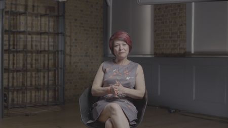 Shiva Mahbobi pictured during an interview for Missing: Presumed Dead. (© Spirit Media Studios Limited)