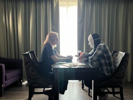 Mariana van Zeller interviews Tony in Culiacan, Mexico. (National Geographic)