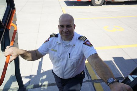 David Hollett, Deputy Fire Chief, at Toronto Pearson. (Arrow International Media Ltd & Cantina Media)