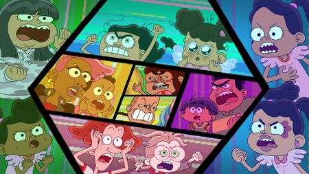 CLOCKWISE: LOTLOT, CHACHA, LUCITA, TABI, TERE, GORDITA, COUSIN BUD, TOÑITA, LITA, SCOOTER, THE SKID, TATER, NACHITO, BIG NACHO