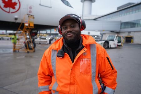 Archer Bingling, Lead Station Attendant at Air Canada. (Arrow International Media Ltd & Cantina Media)