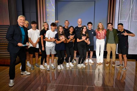 SAM CHAMPION, WILL GANSS, LARA SPENCER, HACKY SACKERS