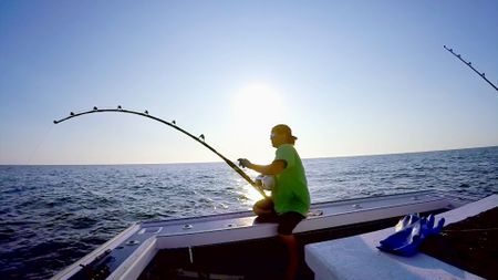 Gloucester, MA - First Mate Nick "Duffy" Fudge aboard the Pinwheel. (PFTV)