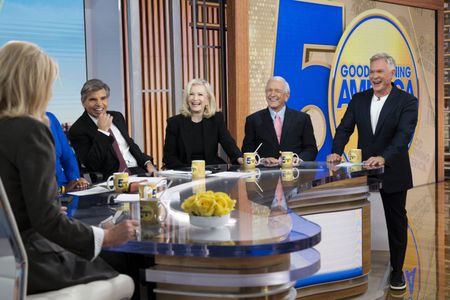 JOAN LUNDEN, LARA SPENCER, MICHAEL STRAHAN, ROBIN ROBERTS, GEORGE STEPHANOPOULOS, DIANE SAWYER, CHARLIE GIBSON, SAM CHAMPION