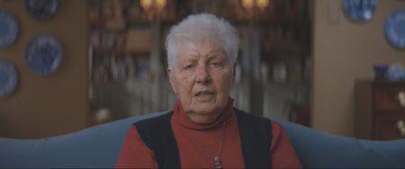 Peggy Simpson is pictured in close-up portrait during an interview in Dallas. (National Geographic)