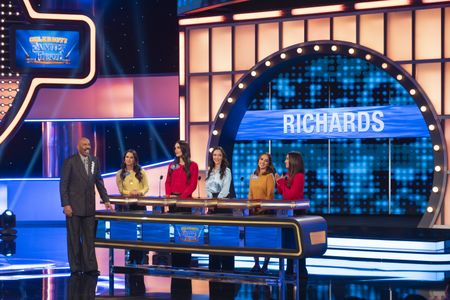 STEVE HARVEY, KYLE RICHARDS, SOPHIA UMANSKY, FARRAH ALDJUFRIE, ALEXIA UMANSKY, PORTIA UMANSKY
