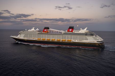 The Disney Treasure, Disney Cruise Line’s newest ship, will embark on its maiden voyage Dec. 21, 2024, followed by an inaugural season of seven-night itineraries to the Eastern and Western Caribbean from Port Canaveral, Florida. Adventure serves as the architectural and thematic foundation of the ship, in honor of Walt Disney’s legendary passion for travel and exploration. (credit: Disney/Kent Phillips)