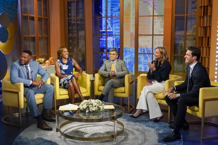 MICHAEL STRAHAN, ROBIN ROBERTS, GEORGE STEPHANOPOULOS, LARA SPENCER, WILL REEVE