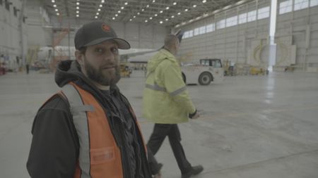 Chris Bekiaris, Lead Aircraft Maintenance Engineer,
Air Canada and Emilian Kondracki, Aircraft Maintenance Engineer at Air Canada. (Arrow International Media Ltd & Cantina Media)