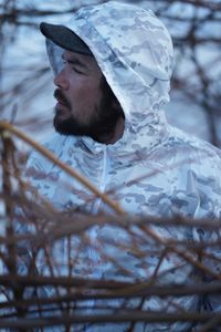 Tig Strassburg hunts ducks and geese during the migratory spring hunting season with his partner, Louise Moses. (National Geographic/Pat Henderson)