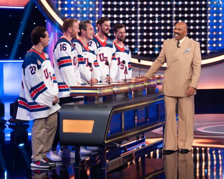 GRIFFIN LAMARRE, DECLAN FARMER, JACK WALLACE, CONNOR HELLEBUYCK, DYLAN LARKIN, STEVE HARVEY