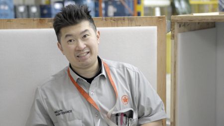 Melvin Quan, Stockkeeper at Air Canada.
(Arrow International Media Ltd & Cantina Media)