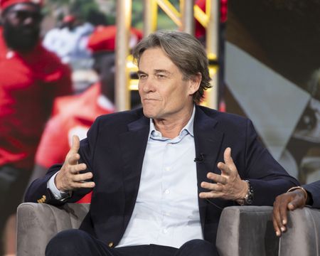 2024 TCA WINTER PRESS TOUR  - Christopher Sharp from the “Bobi Wine: The People’s President” panel at the National Geographic presentation during the 2024 TCA Winter Press Tour at the Langham Huntington on February 8, 2024 in Pasadena, California. (National Geographic/PictureGroup)