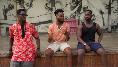 TOLUWALAKIN OLOWOFOYEKU (CULTURAL CONSULTANT), OLUFIKAYO ZIKI ADEOLA (DIRECTOR/WRITER), HAMID IBRAHIM (PRODUCTION DESIGNER)