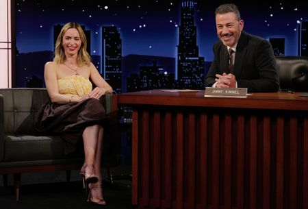 EMILY BLUNT, JIMMY KIMMEL 