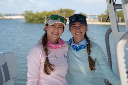 Captains Emily Gale and Amanda Gale. (National Geographic/Justin Mandel)