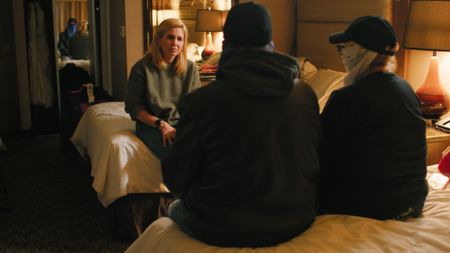 Mariana van Zeller interviews Jack and Sandy about their experience at a sober living home in Los Angeles, California. (National Geographic)