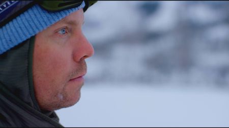 Travis Rice, taking us into his mind while he talks about working through ADHD as a teenager.  (photo credit: National Geographic/Ross McDonnell)