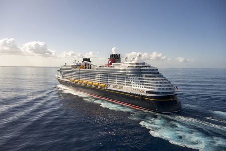 The Disney Treasure, Disney Cruise Line’s newest ship, will embark on its maiden voyage Dec. 21, 2024, followed by an inaugural season of seven-night itineraries to the Eastern and Western Caribbean from Port Canaveral, Florida. Adventure serves as the architectural and thematic foundation of the ship, in honor of Walt Disney’s legendary passion for travel and exploration. (credit: Disney/Kent Phillips)