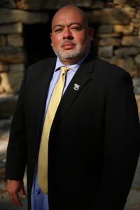 9/11: ONE DAY IN AMERICA - Will Jimeno was a Port Authority officer and became buried fifty feet under rubble when the South Tower collapsed. That evening, Marine Jason Thomas and paramedic Chuck Sereika organized an extraordinary rescue effort which against all odds successfully freed Will. (National Geographic/Brandon Widener)