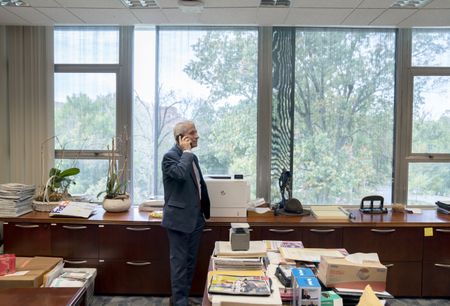 Dr. Anthony Fauci during an interview at the NIH in Bethesda, MD.  (National Geographic for Disney+/Visko Hatfield)