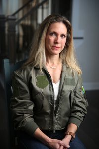 9/11: ONE DAY IN AMERICA - On September 11, 2001, 24-year-old Heather “Lucky” Penney flew an F-16 out of Washington, DC with orders to take down any hijacked passenger jets, using her unarmed plane as a weapon. This meant that it was a suicide mission. (National Geographic/Stefan Wiesen)