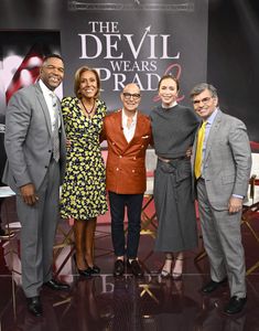 Michael Strahan, Robin Roberts, Stanley Tucci, Emily Blunt, George Stephanopoulos