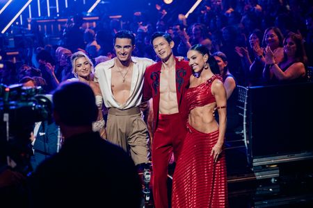 DANIELLA KARAGACH, EZRA FRECH, HARRY SHUM JR., JENNA JOHNSON