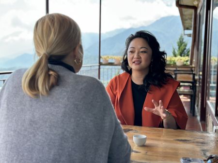 Mariana van Zeller speaks with trafficking expert Mimi in Sapa, Vietnam. (National Geographic)