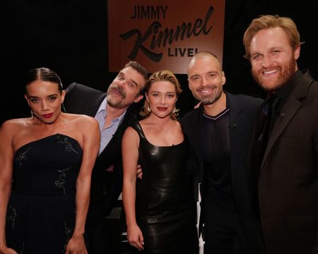 HANNAH JOHN-KAMEN, DAVID HARBOUR, FLORENCE PUGH, SEBASTIAN STAN, WYATT RUSSELL