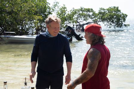 Gordon Ramsay and Chef Paul during the final cook in Florida. (National Geographic/Justin Mandel)