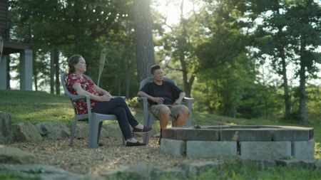 Michelle Bate, Jane Doe's cousin-in-law, and Margo Gomez, Jane Doe's daughter, after receiving the notification that Sindy Gina Crow is deceased. (National Geographic/Will Francome)