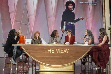 WHOOPI GOLDBERG, SARA HAINES, JOY BEHAR, OPRAH WINFREY, DR. ANIA JASTREBOFF, SUNNY HOSTIN, ALYSSA FARAH GRIFFIN