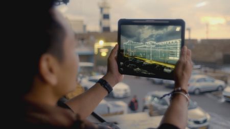 Albert Lin using LiDAR technology. (National Geographic)